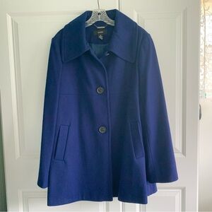 Alfani Womens 16 Blue Coat